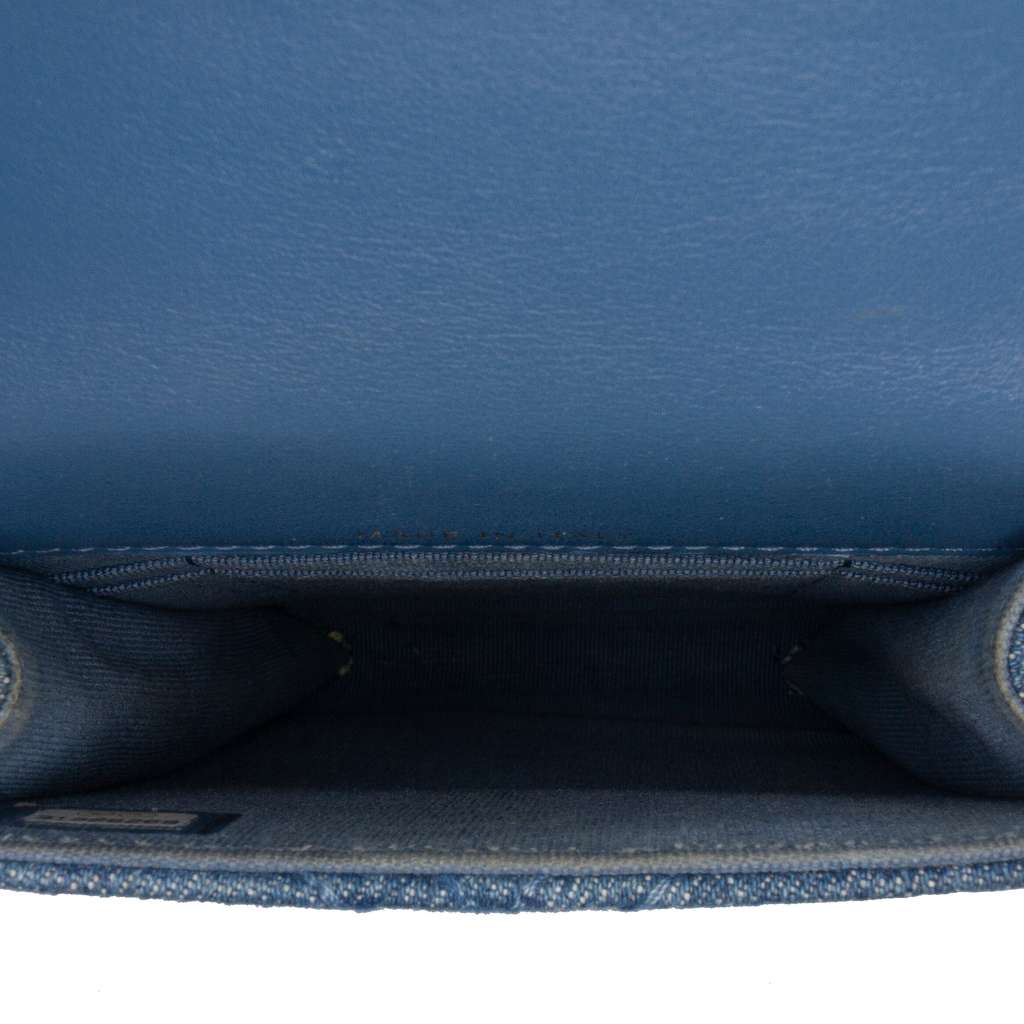 Chanel Denim 19 Phone Holder with Chain - 4