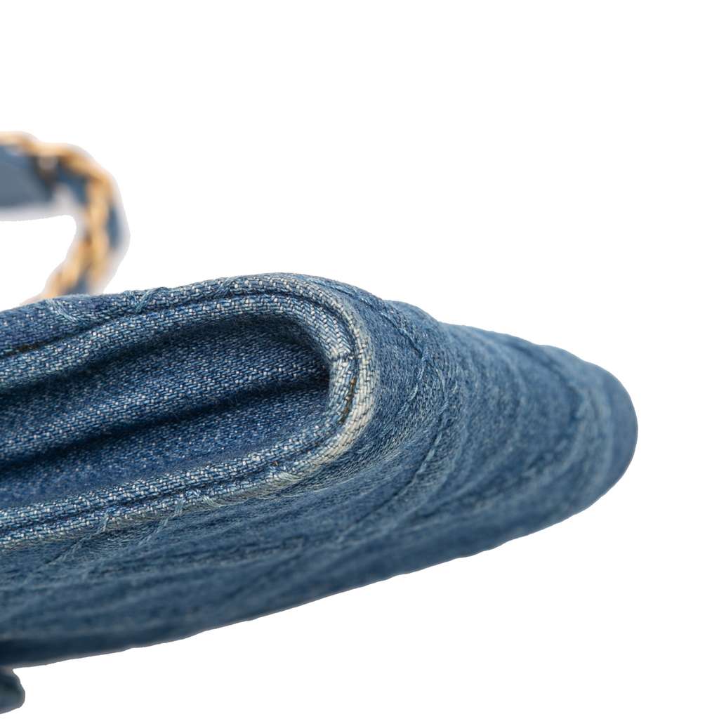 Chanel Denim 19 Phone Holder with Chain - Image 11