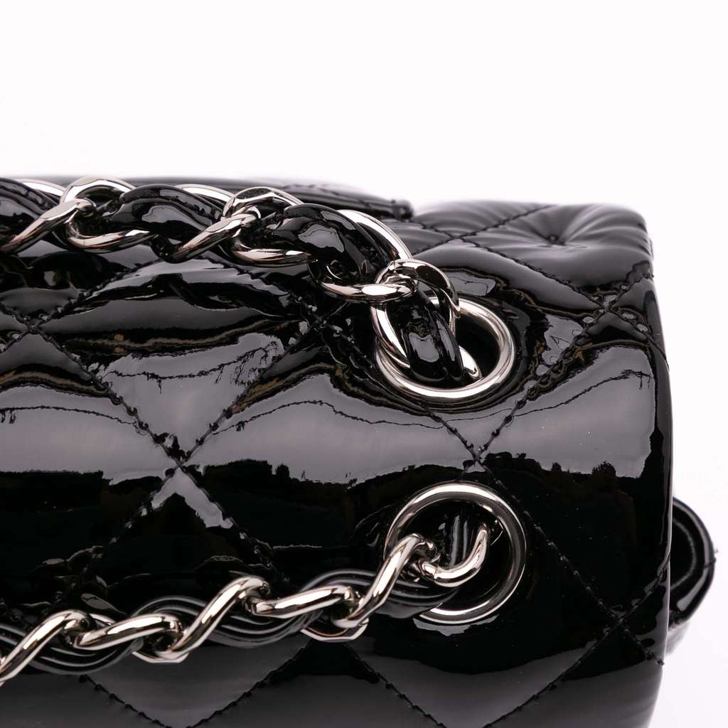 Chanel Jumbo Classic Patent Double Flap - Image 12