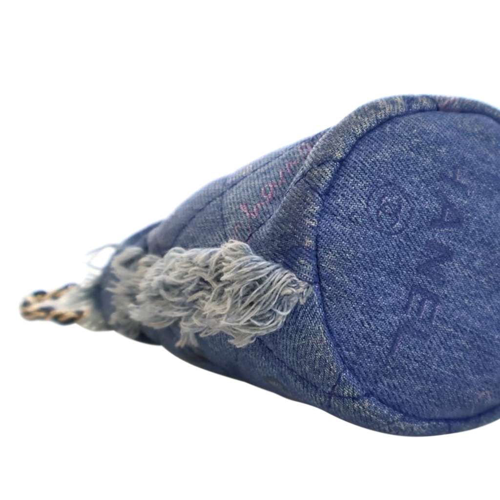 Chanel Mini Denim Mood Bucket with Chain - Image 14
