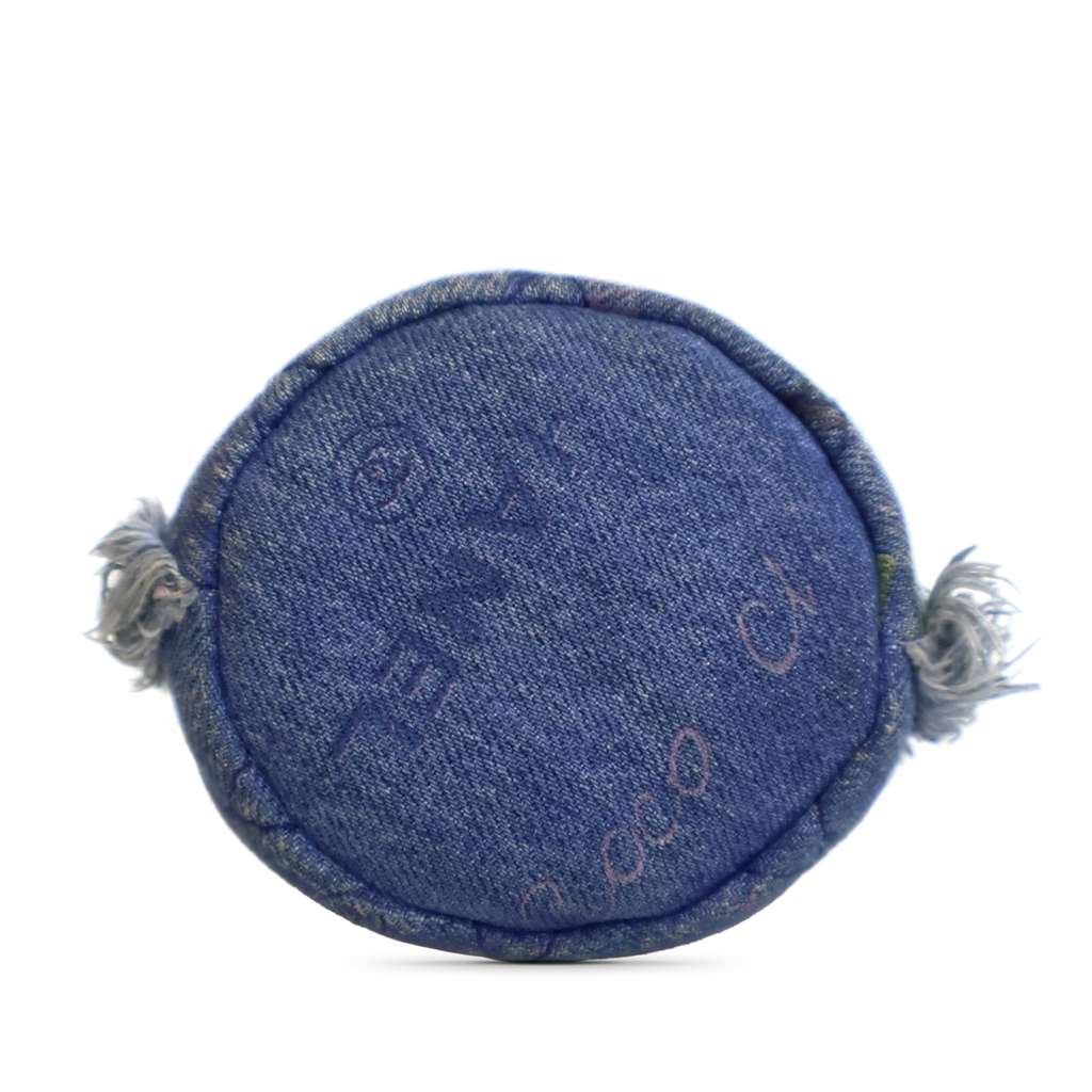 Chanel Mini Denim Mood Bucket with Chain - Image 6