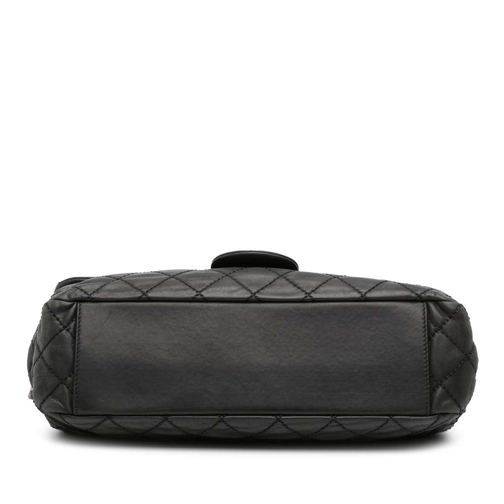 Chanel Large Quilted Iridescent Calfskin Coco Daily Flap - Image 6