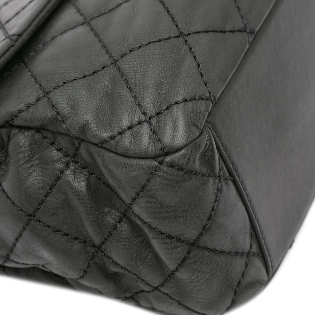 Chanel Large Quilted Iridescent Calfskin Coco Daily Flap - Image 10