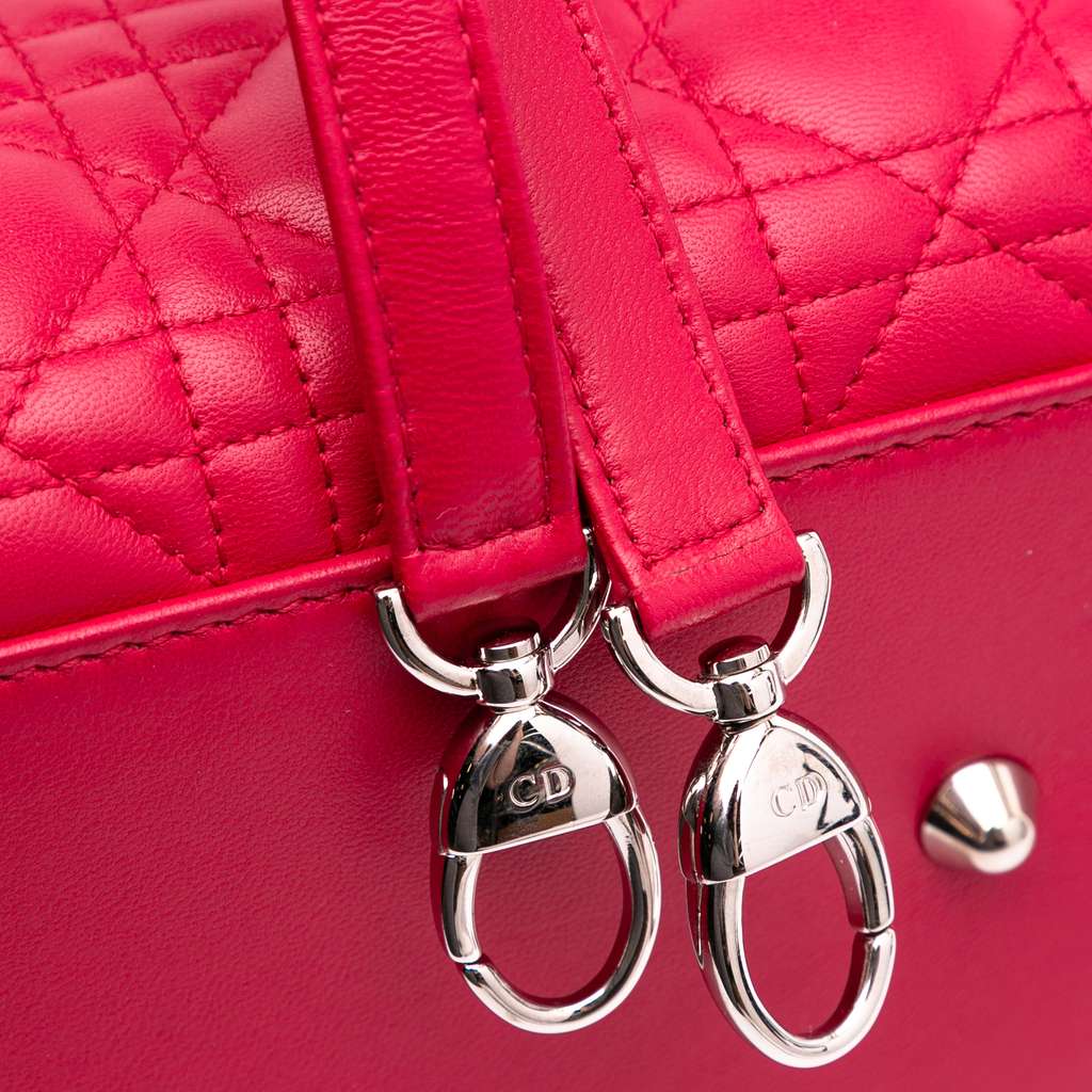 Dior Large Lambskin Cannage Lady Dior - Image 10