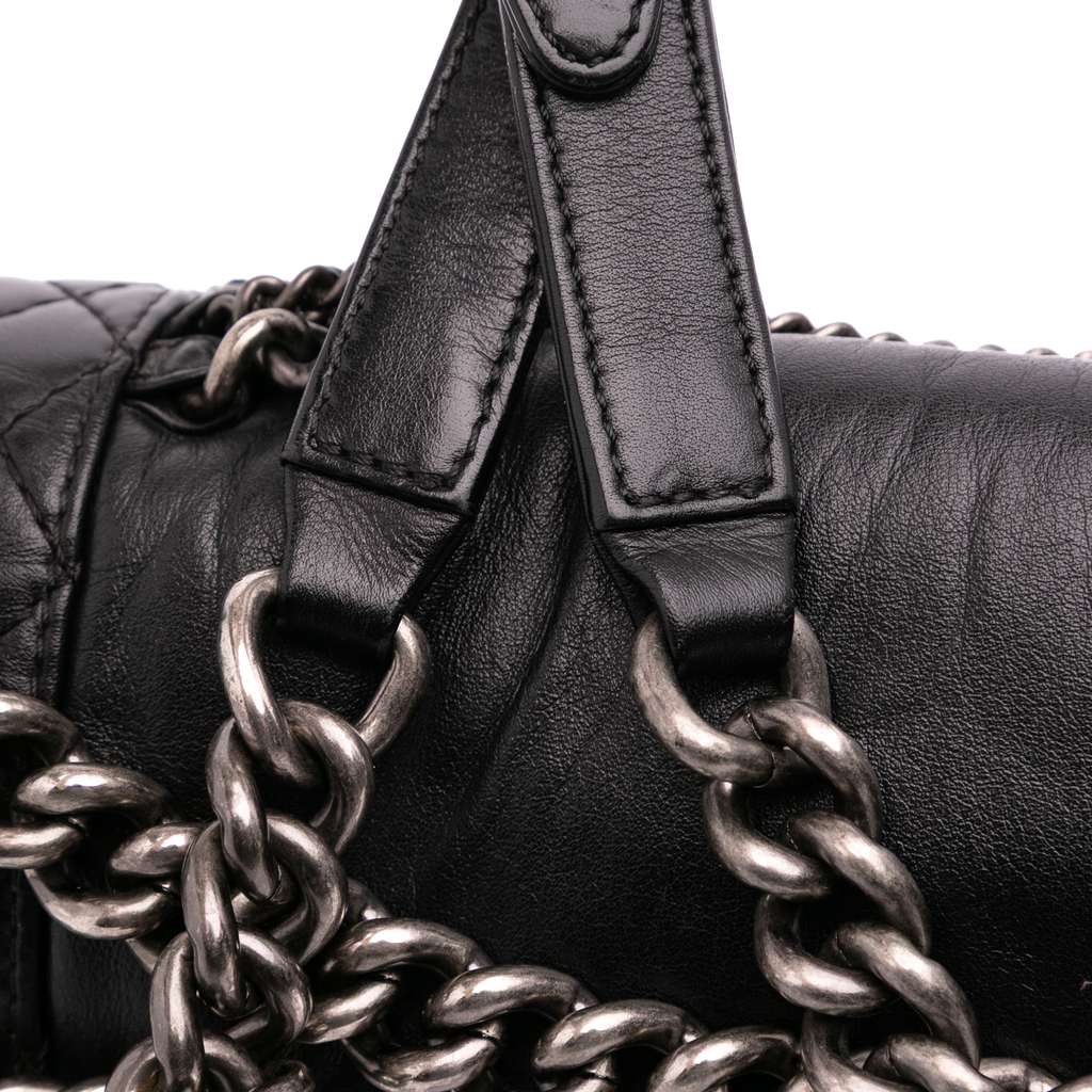 Chanel Medium Calfskin Enchained Boy Flap - Image 13