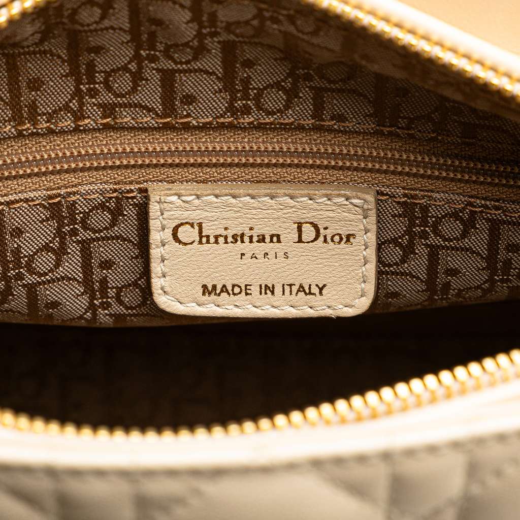 Dior Medium Lambskin Cannage Lady Dior - 5