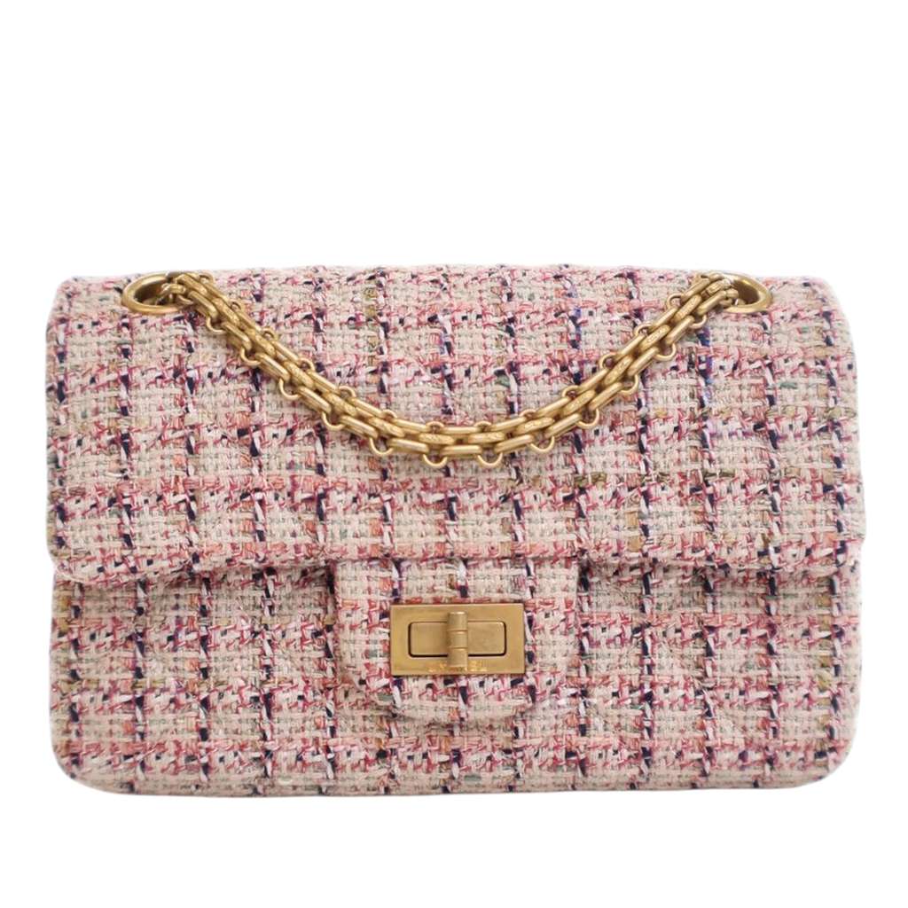 Chanel Mini Reissue 2.55 Tweed Single Flap 224