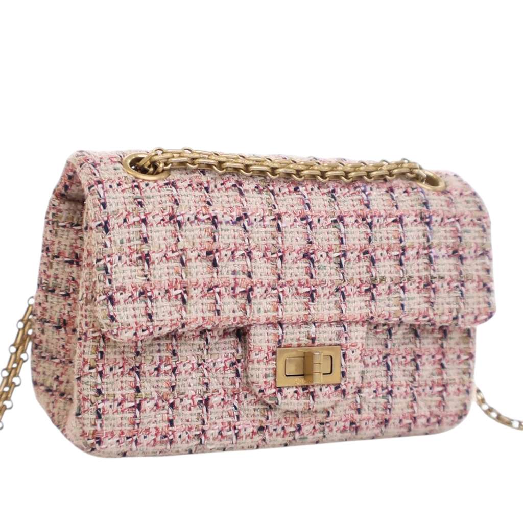 Chanel Mini Reissue 2.55 Tweed Single Flap 224 - 2