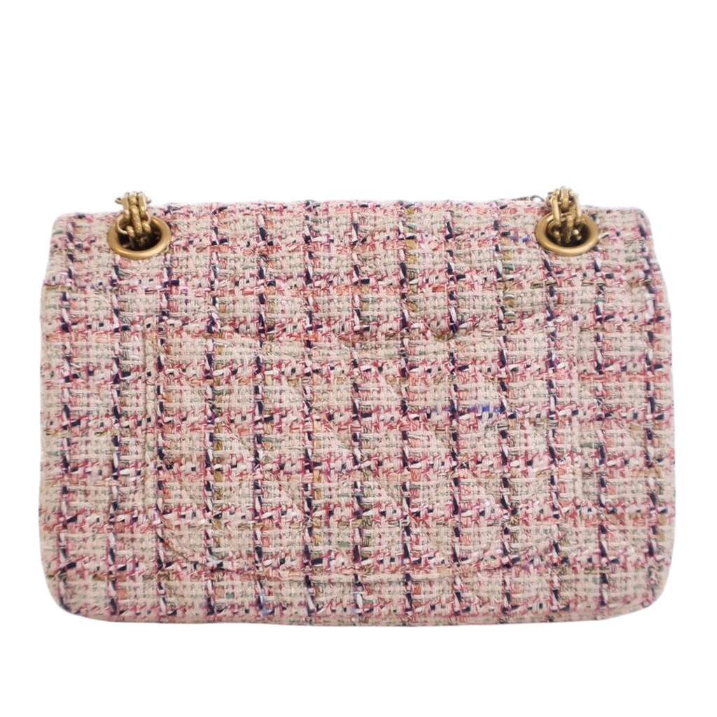 Chanel Mini Reissue 2.55 Tweed Single Flap 224 - 3