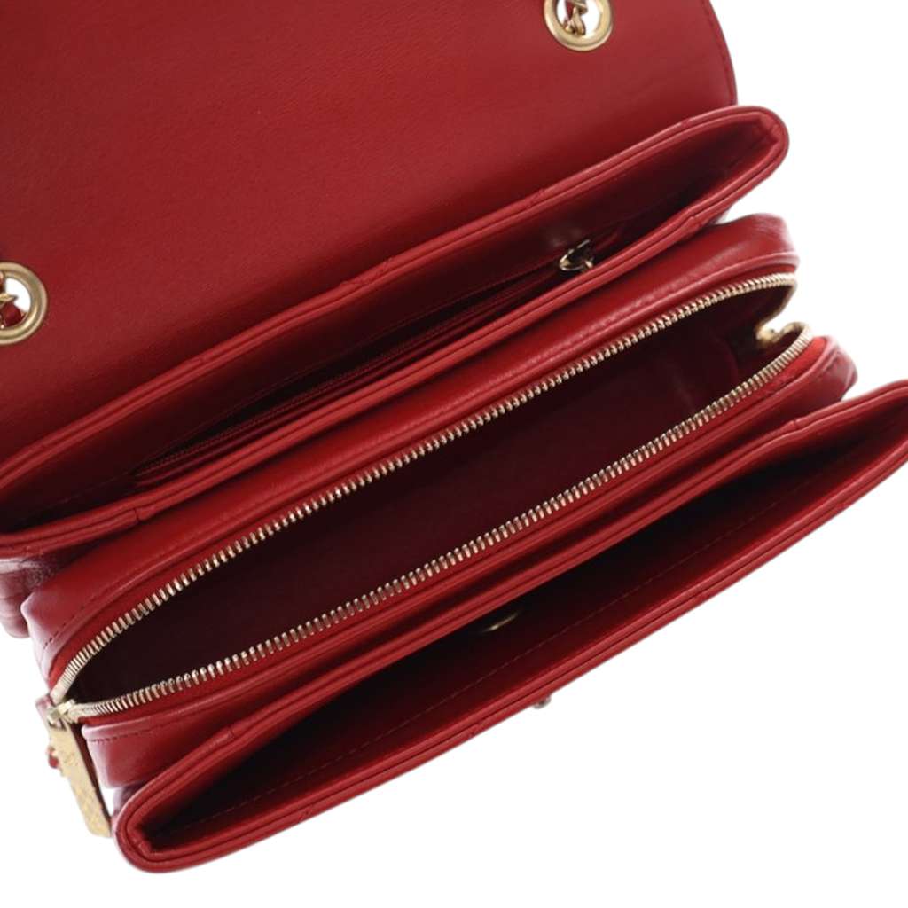 Chanel Small Chevron Lambskin Coco Envelope Flap - Side view