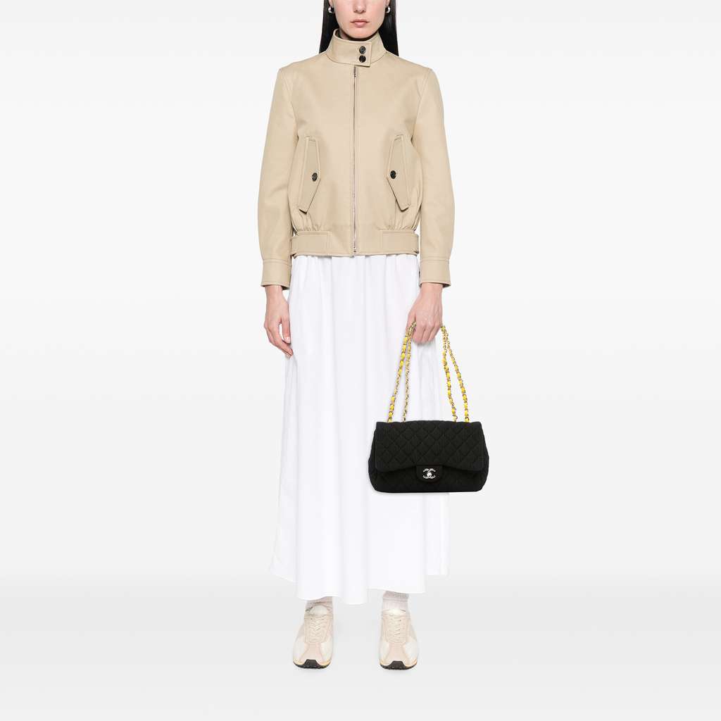 Chanel Jumbo Classic Jersey Single Flap - Image 12