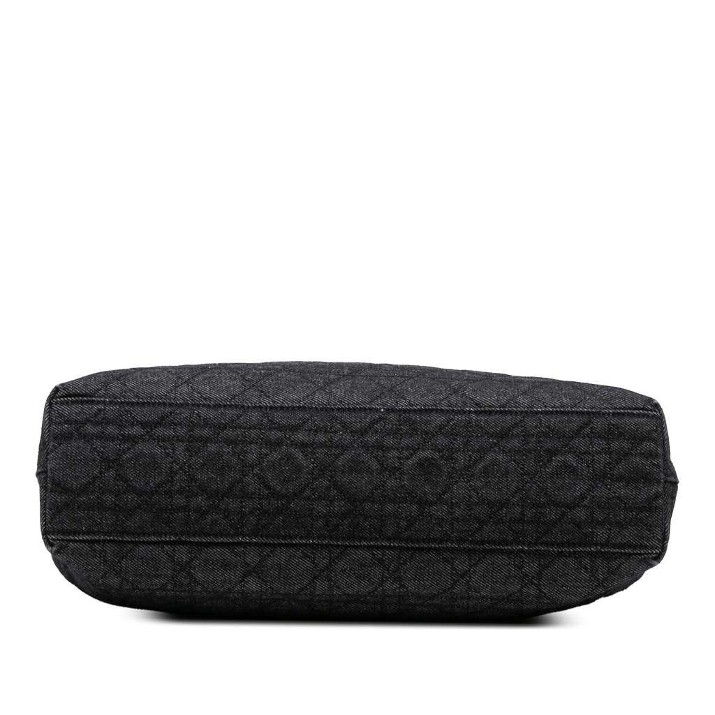 Dior Extra Large Denim Cannage Lady Dior - Image 6