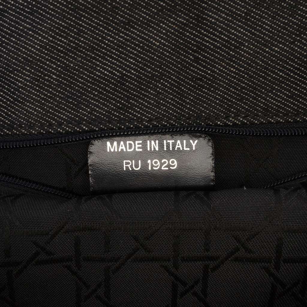 Dior Extra Large Denim Cannage Lady Dior - Detail 1