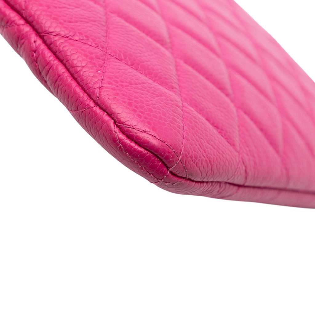 Chanel Small Quilted Caviar O Case Clutch - Image 10