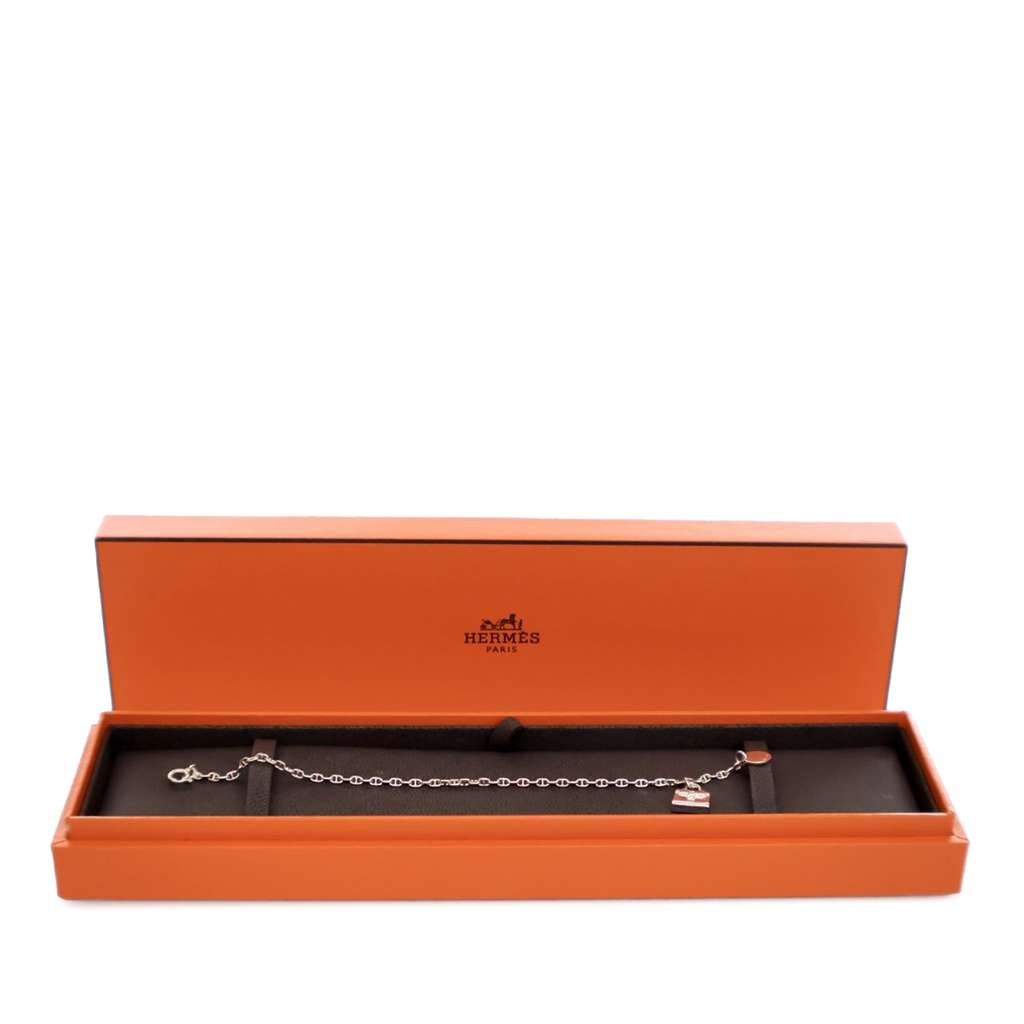 Hermès Sterling Silver Amulettes Kelly Bracelet - Image 14