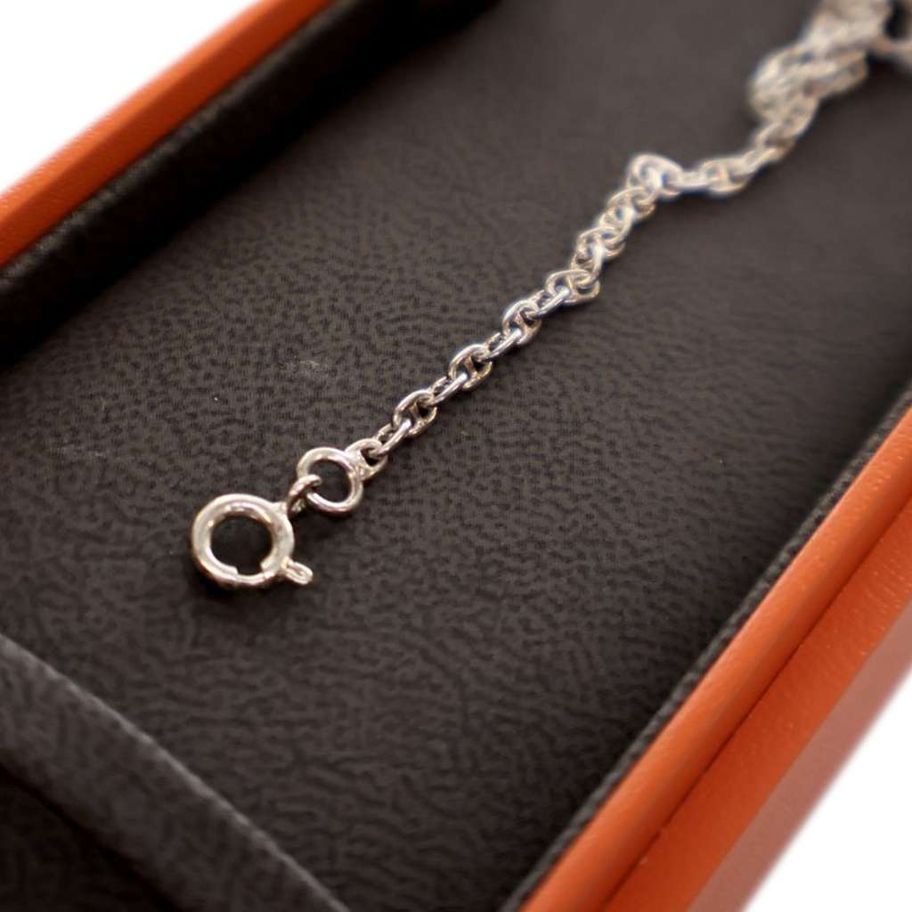 Hermès Sterling Silver Amulettes Kelly Bracelet - Detail 1