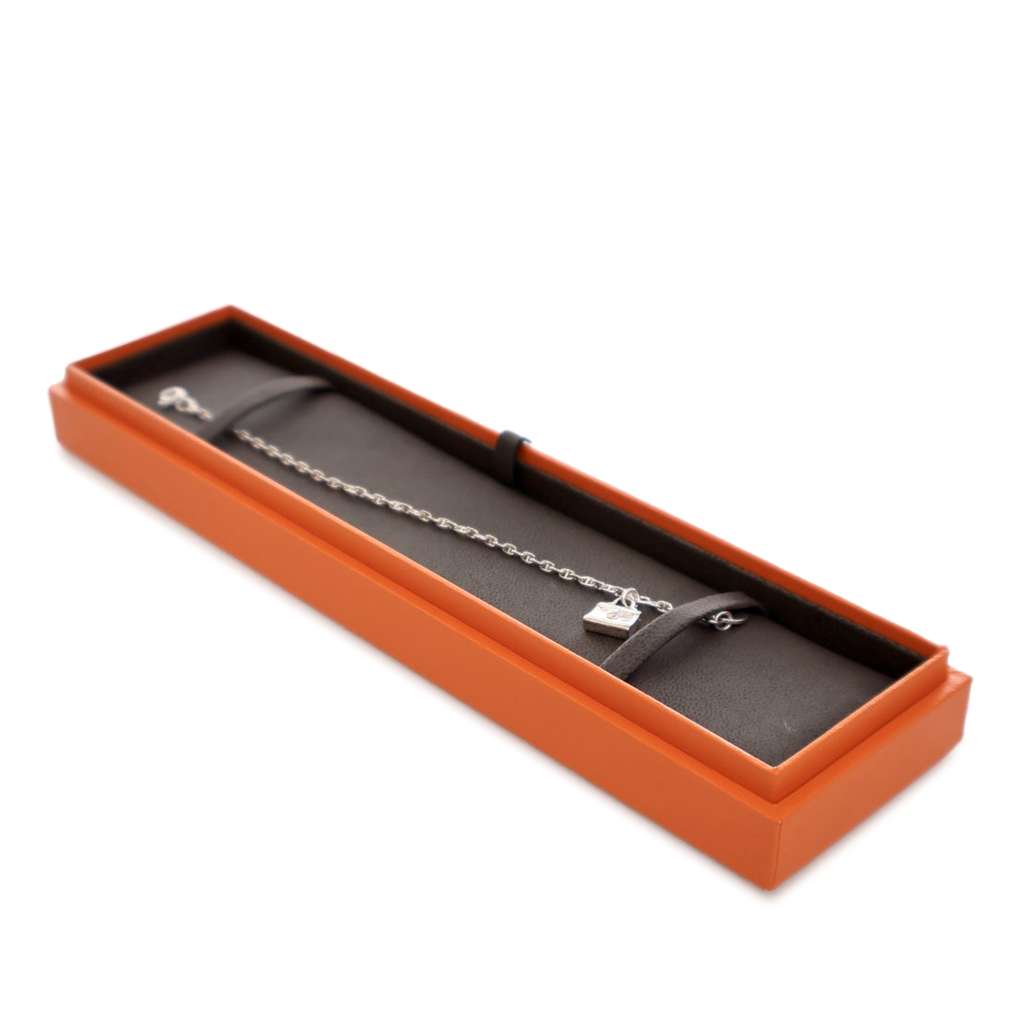 Hermès Sterling Silver Amulettes Kelly Bracelet - Image 11