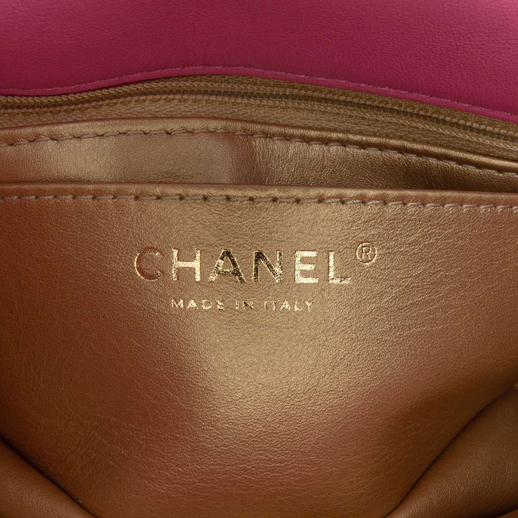 Chanel Mini Rectangular Classic Lambskin Pearl Crush Single Flap - Side view