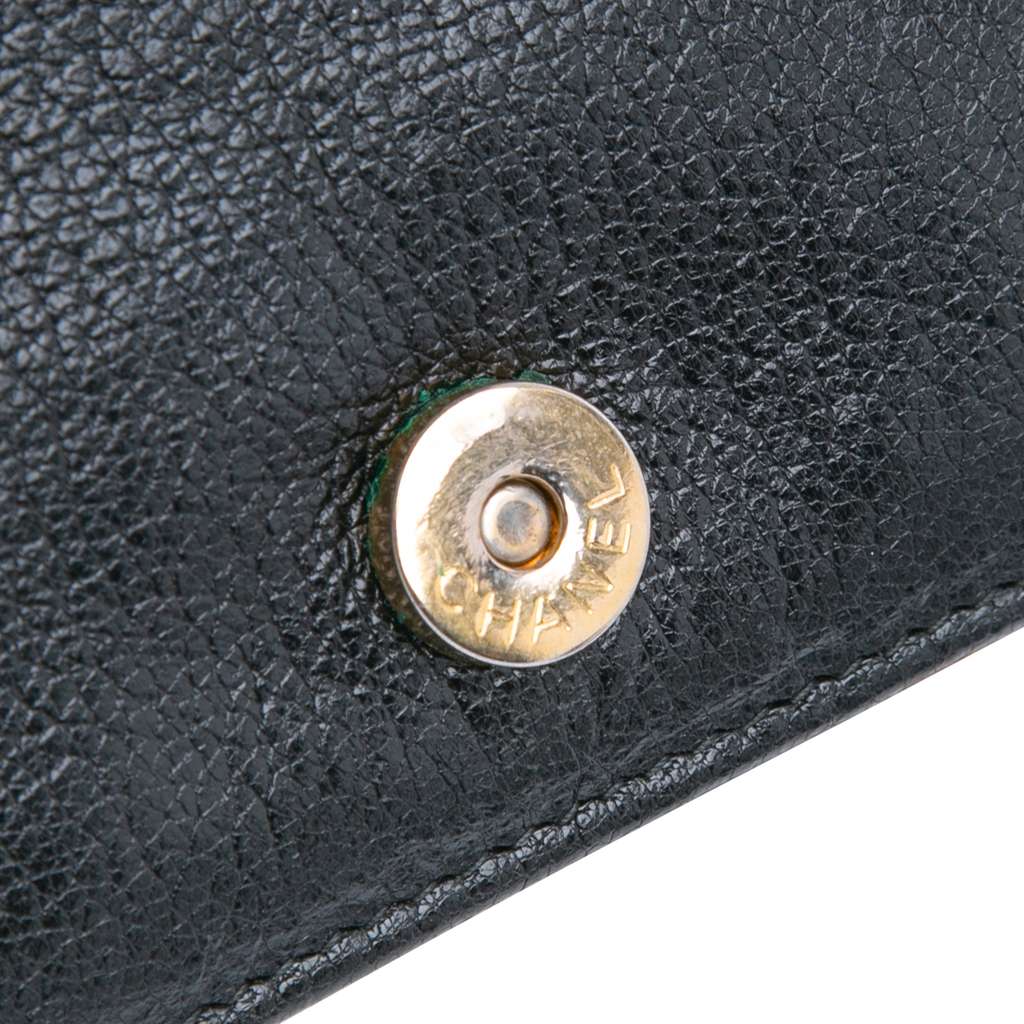 Chanel Studded Grained Calfskin Boy Wallet On Chain - Image 11
