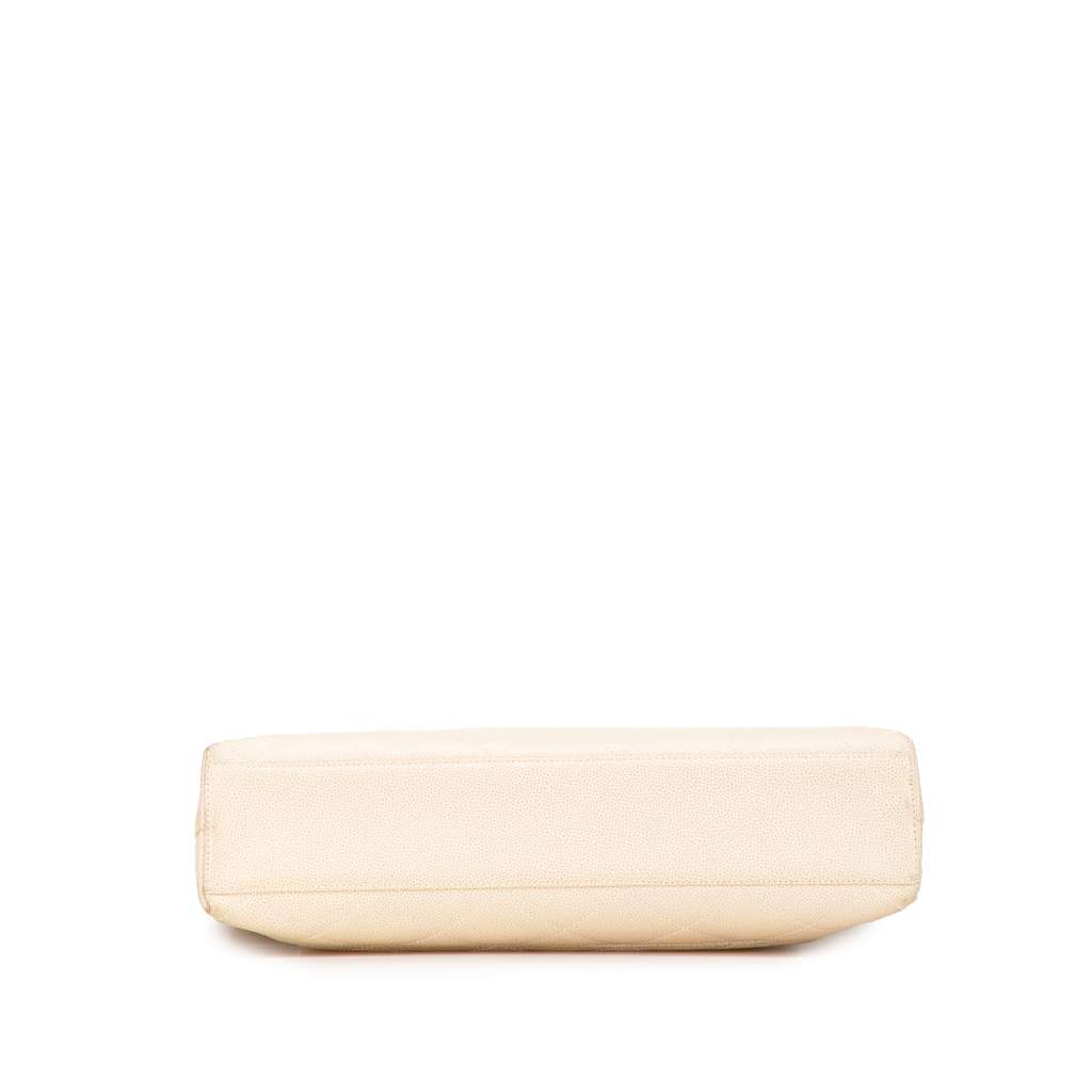 Chanel CC Quilted Caviar Bekko Chain Tote - 3