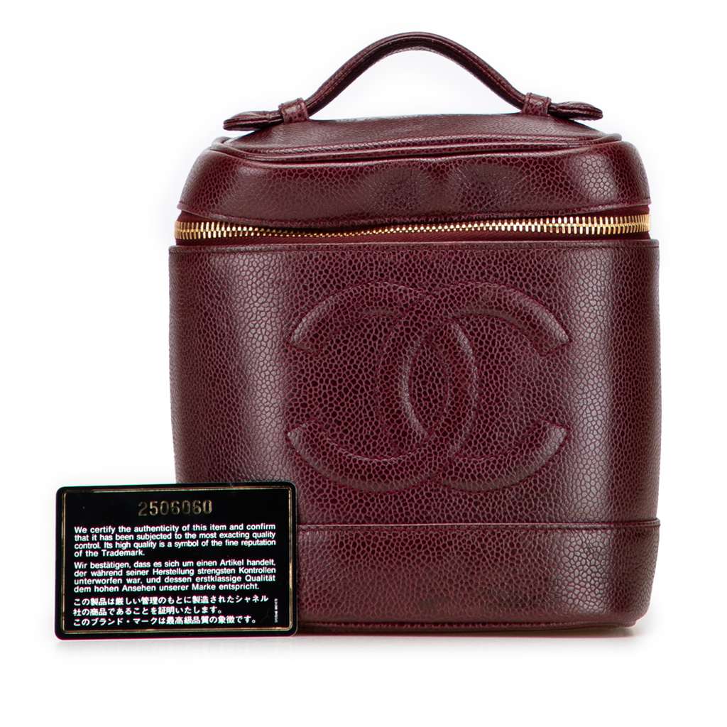 Chanel CC Caviar Vanity Bag - Image 13
