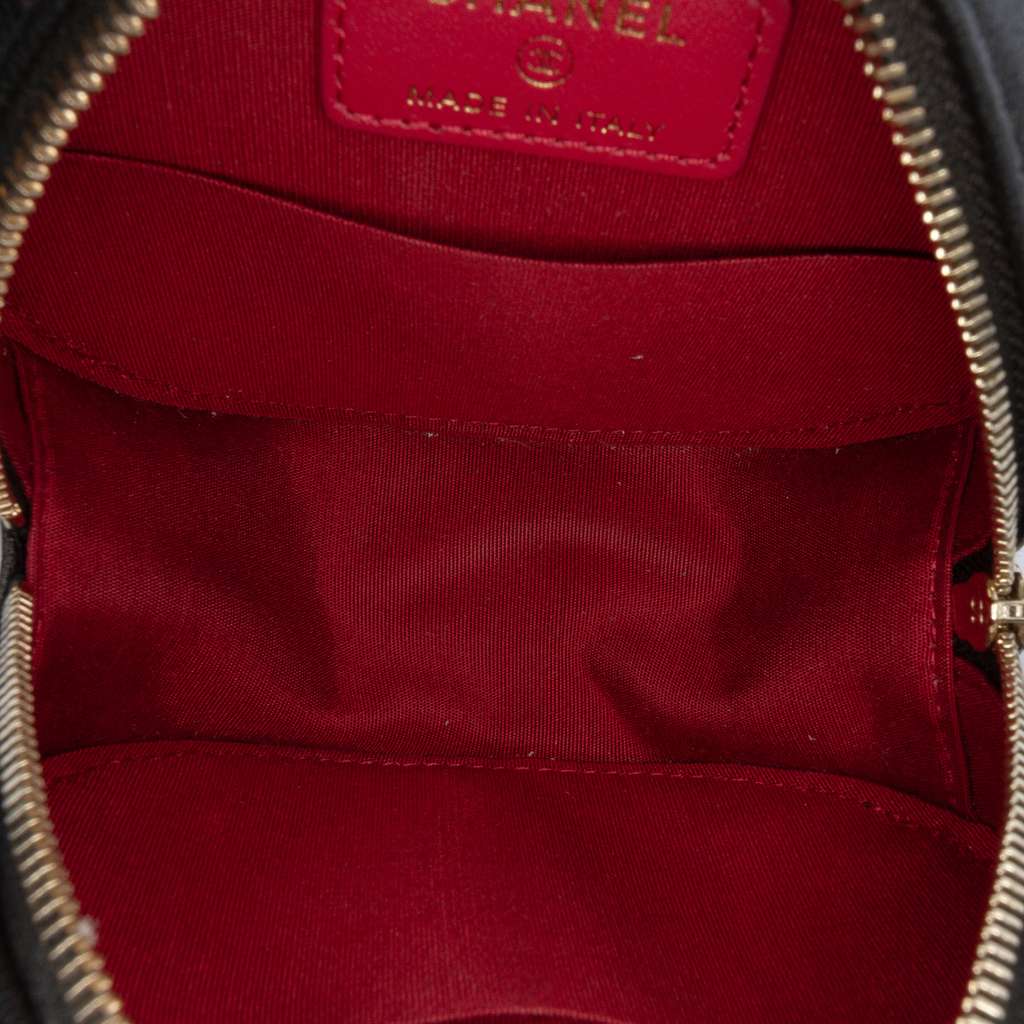 Chanel Lambskin 19 Round Clutch with Chain - 4