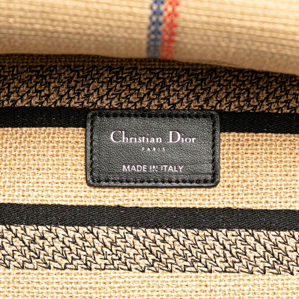 Dior Medium Jute Embroidered Lady D Lite - Detail 2
