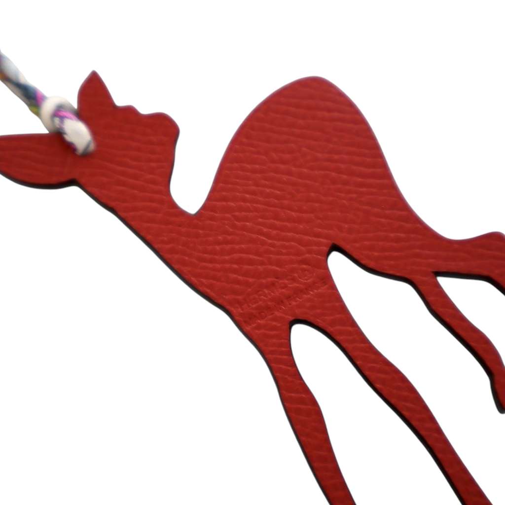 Hermès Togo and Epsom Petit H Fawn Bag Charm - 4