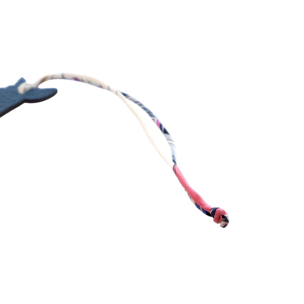 Hermès Togo and Epsom Petit H Fawn Bag Charm - Side view