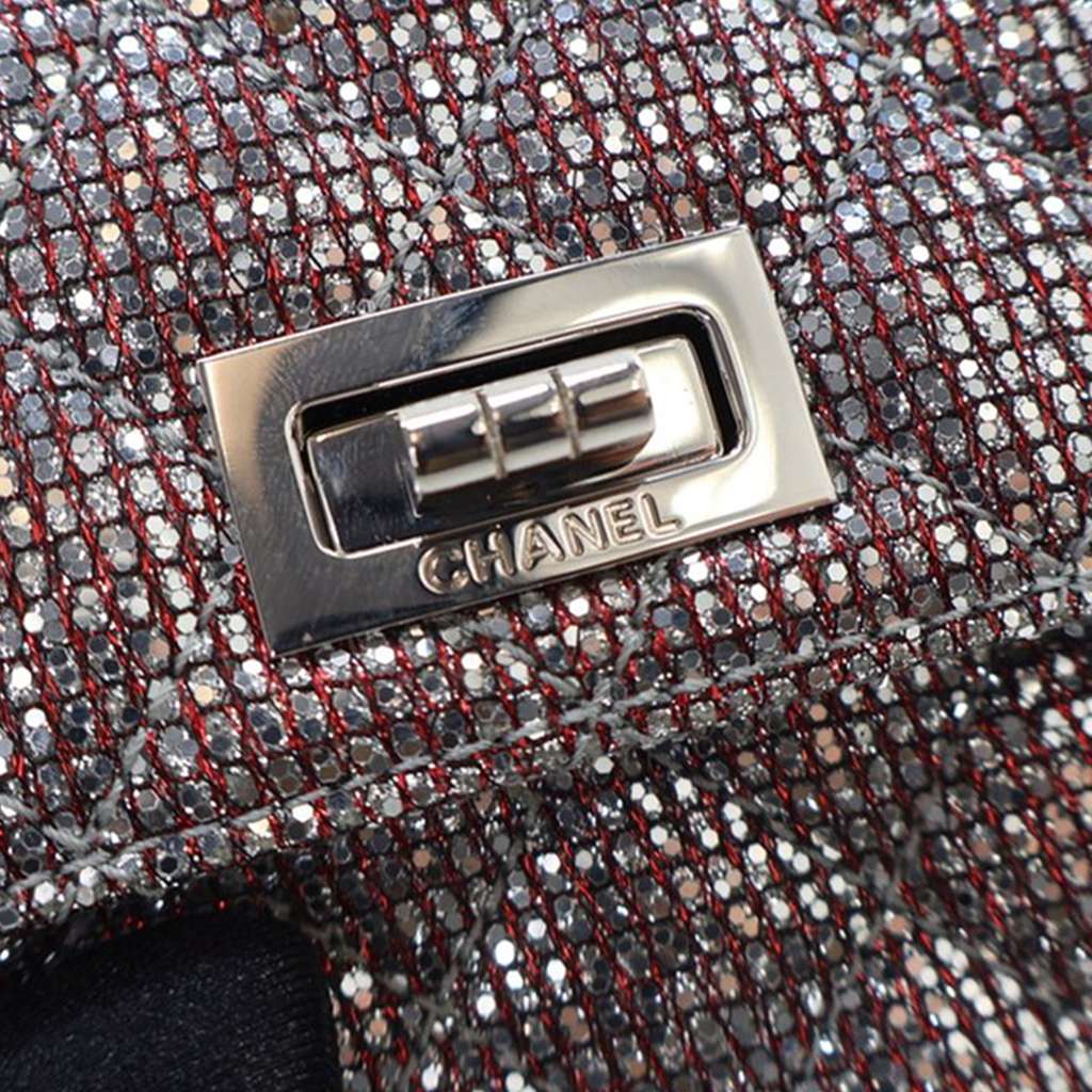 Chanel Mini Glitter Canvas Reissue 2.55 Flap - Image 10