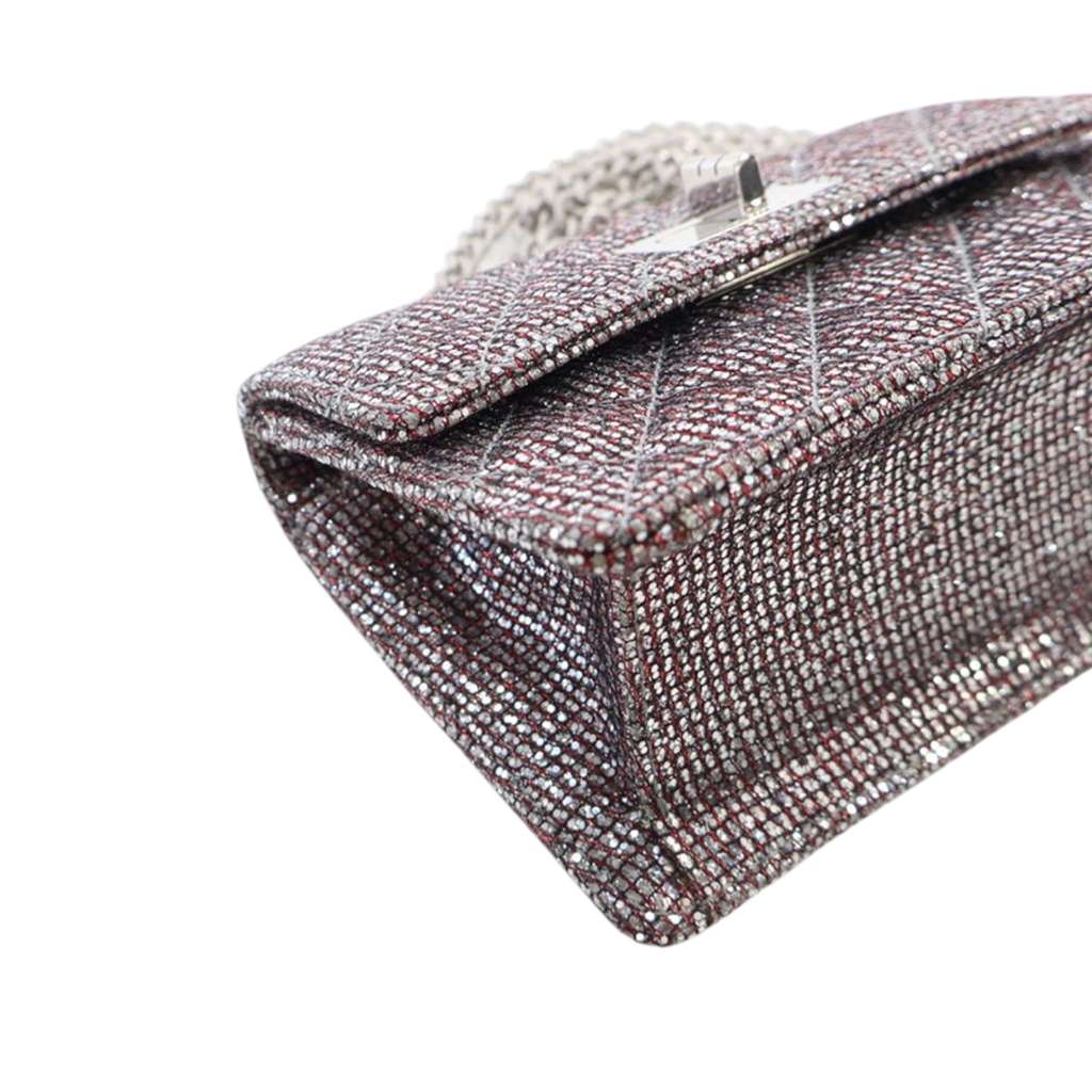 Chanel Mini Glitter Canvas Reissue 2.55 Flap - Image 11
