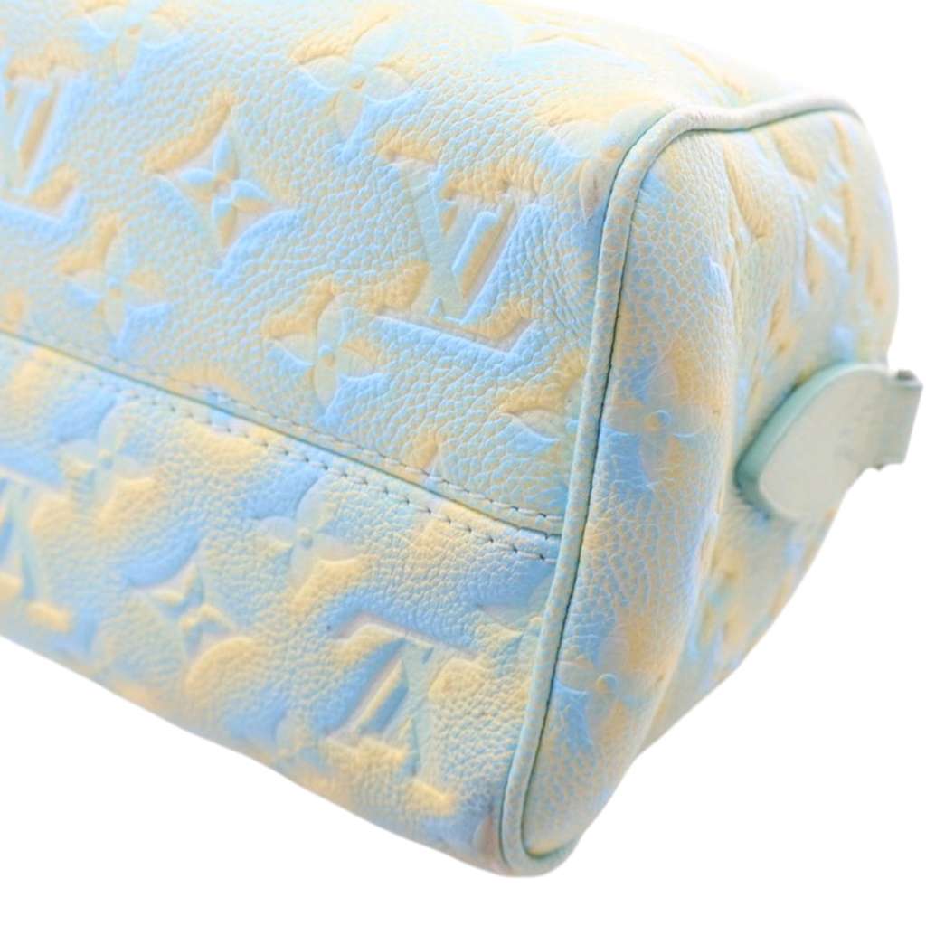 Louis Vuitton Monogram Empreinte Summer Stardust Speedy Bandouliere 20 - Detail 2
