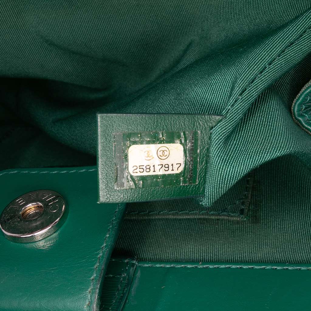 Chanel CC Quilted Crinkled Calfskin Front Pocket Crossbody - Detail 1