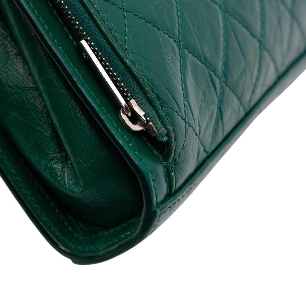 Chanel CC Quilted Crinkled Calfskin Front Pocket Crossbody - Detail 2