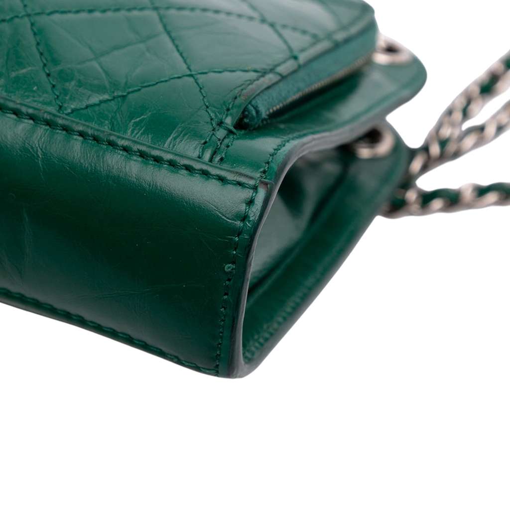 Chanel CC Quilted Crinkled Calfskin Front Pocket Crossbody - Image 10