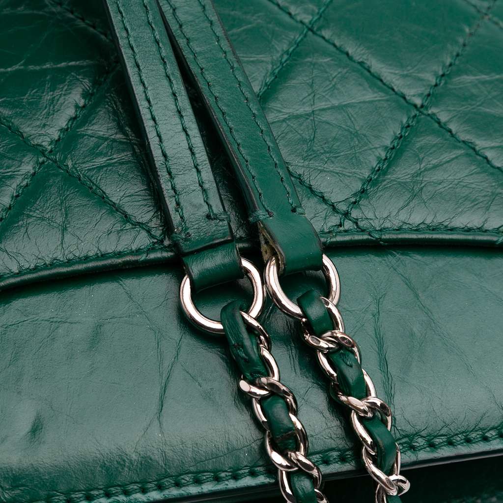 Chanel CC Quilted Crinkled Calfskin Front Pocket Crossbody - Image 12