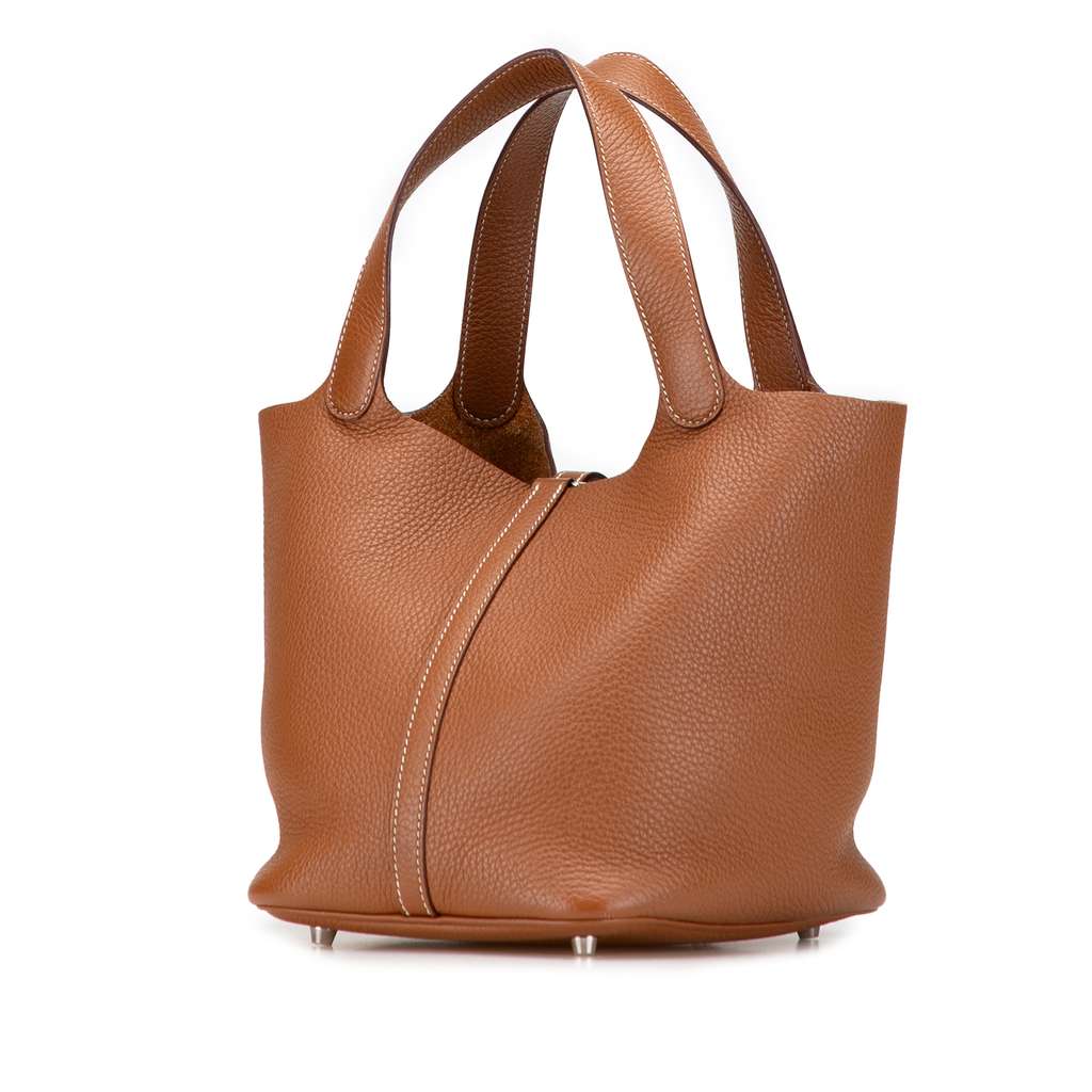 Hermès Clemence Picotin Lock 18 - Back view