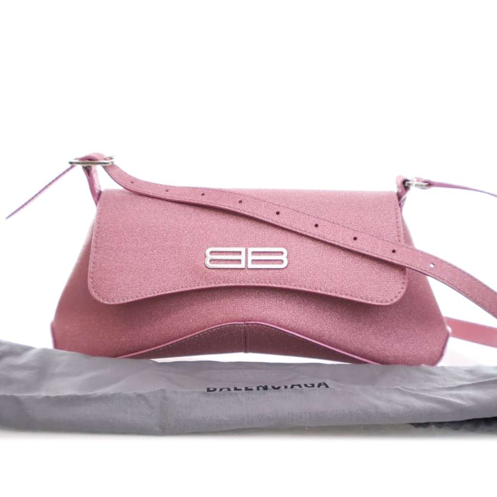 Balenciaga Small Glitter Fabric XX Flap - Image 16
