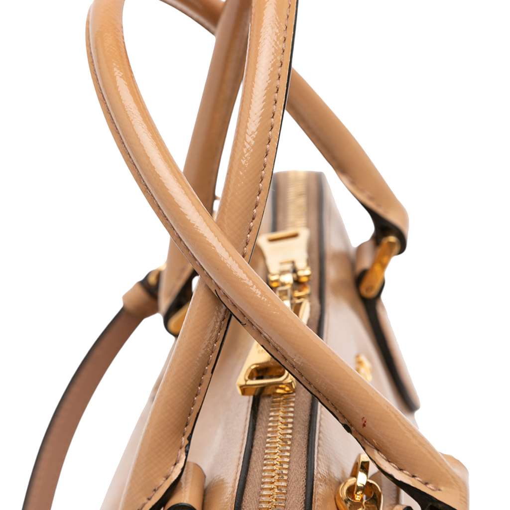 Prada Medium Saffiano Vernice Promenade Satchel - Image 11