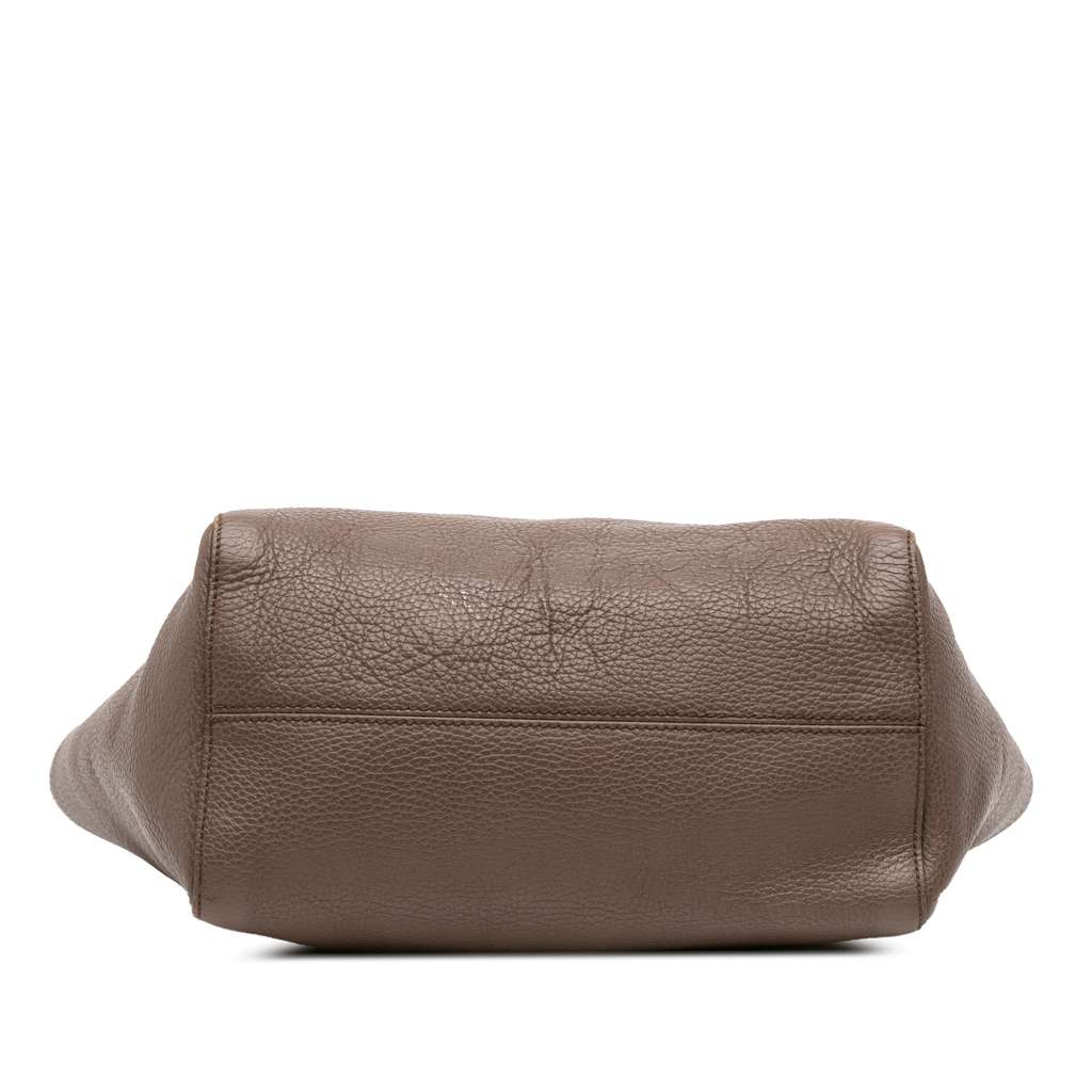 Gucci Small Leather Swing Tote - Image 6