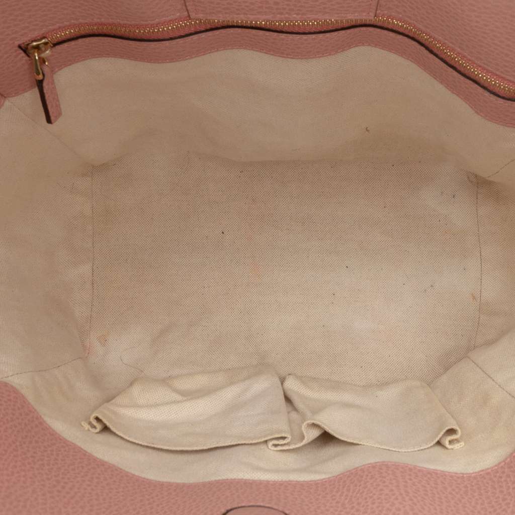 Gucci Small Leather Swing Tote - 4