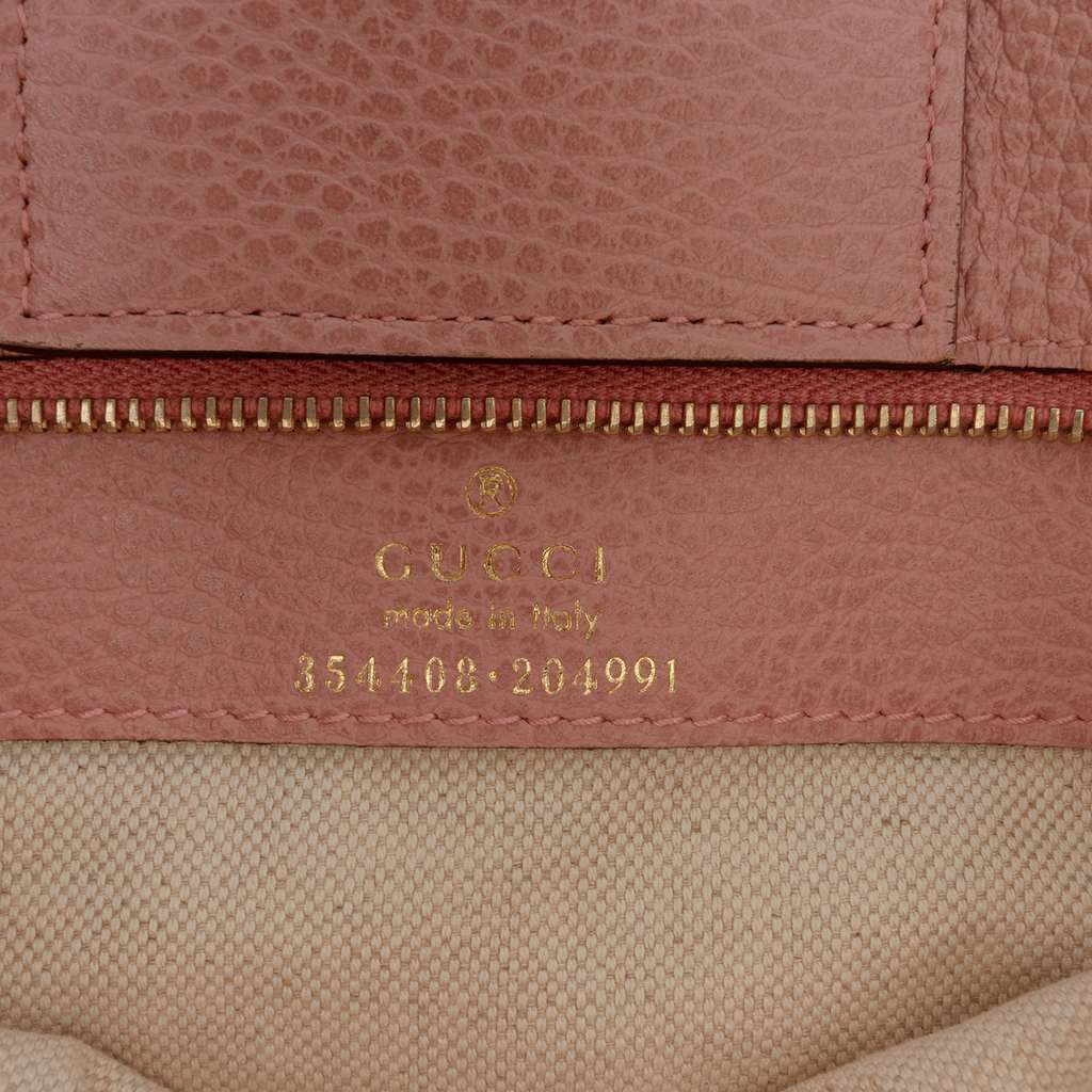 Gucci Small Leather Swing Tote - Side view