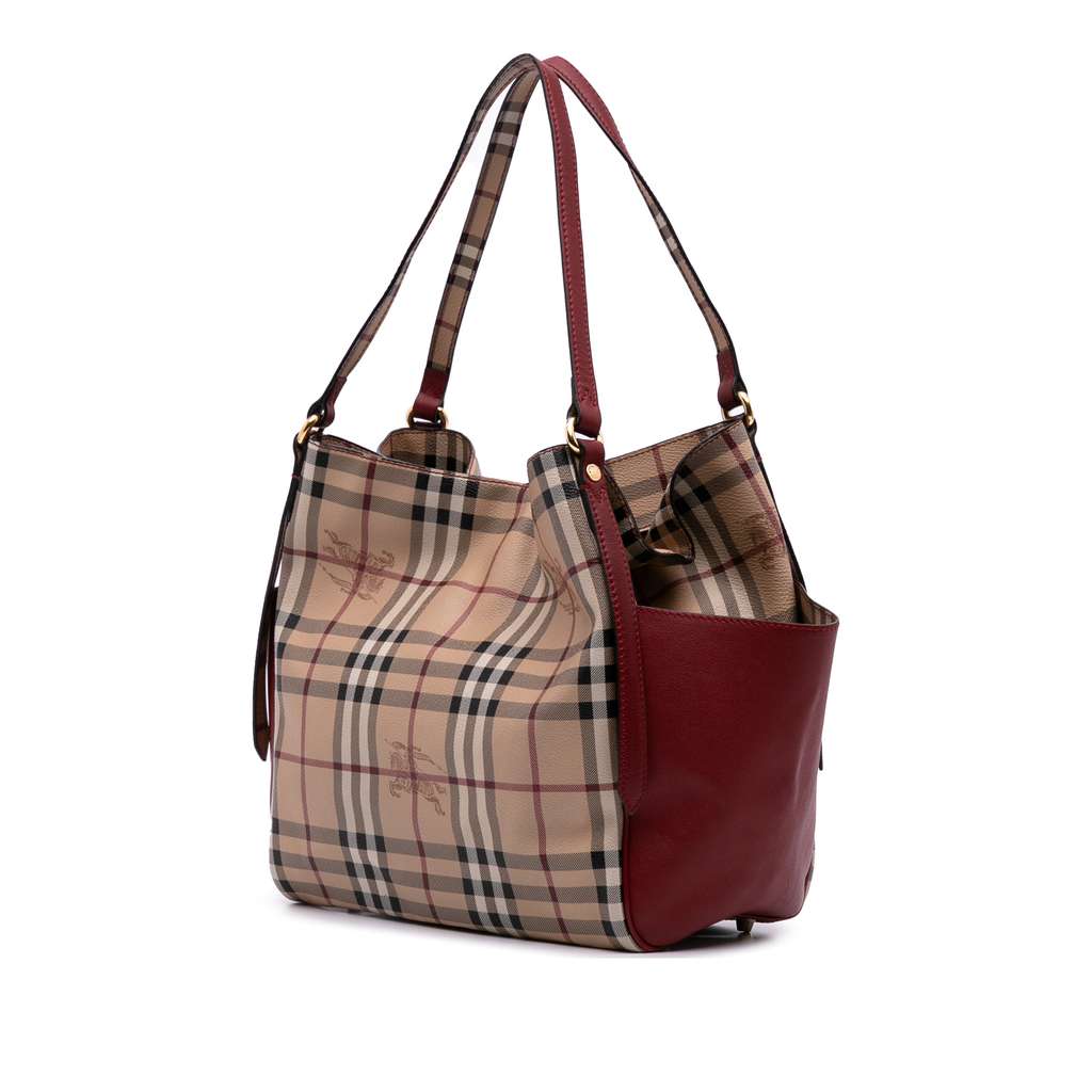 Burberry Haymarket Check Coated Canvas Canterbury Tote - 2