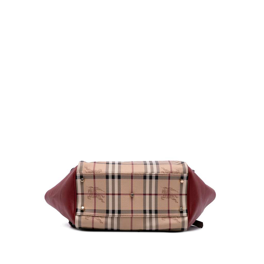 Burberry Haymarket Check Coated Canvas Canterbury Tote - 3