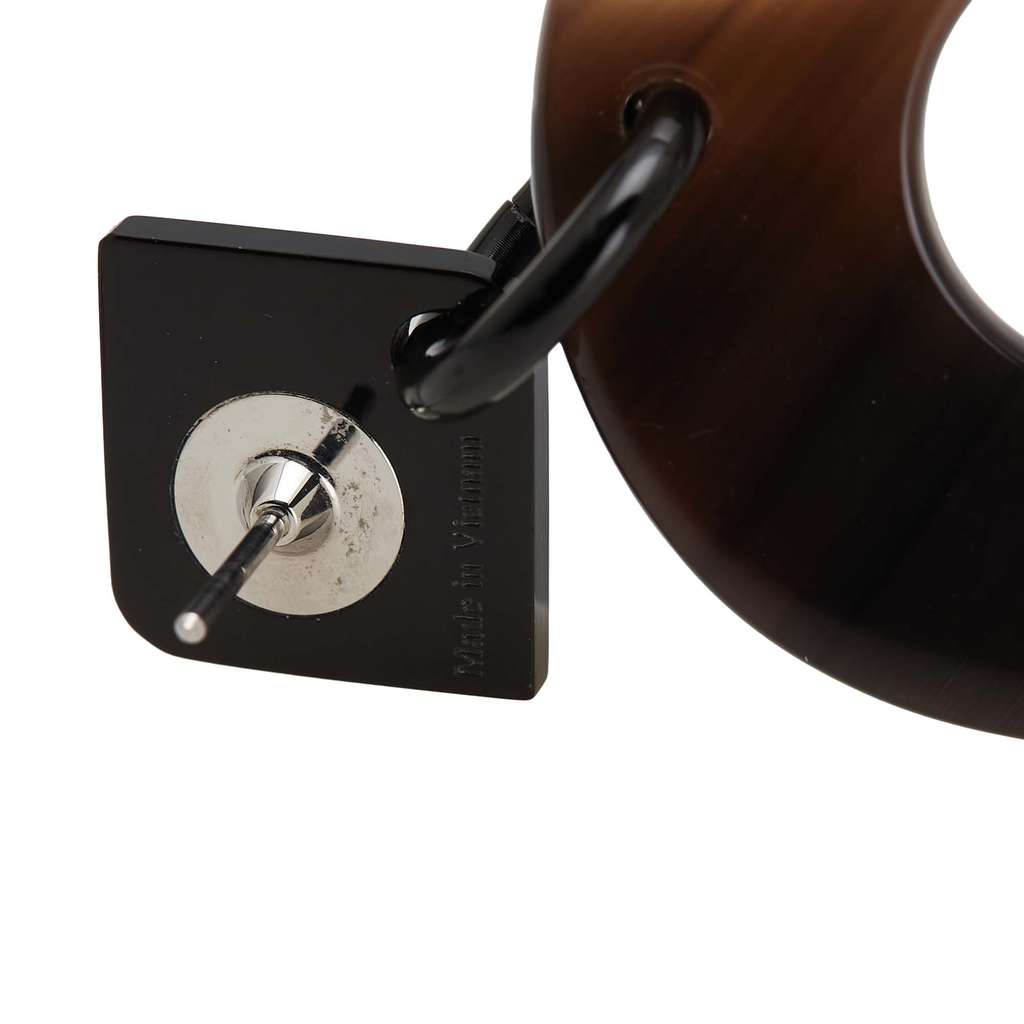 Hermès Palladium Plated Buffalo Horn and Lacquered Wood Isthme Earrings - Side view