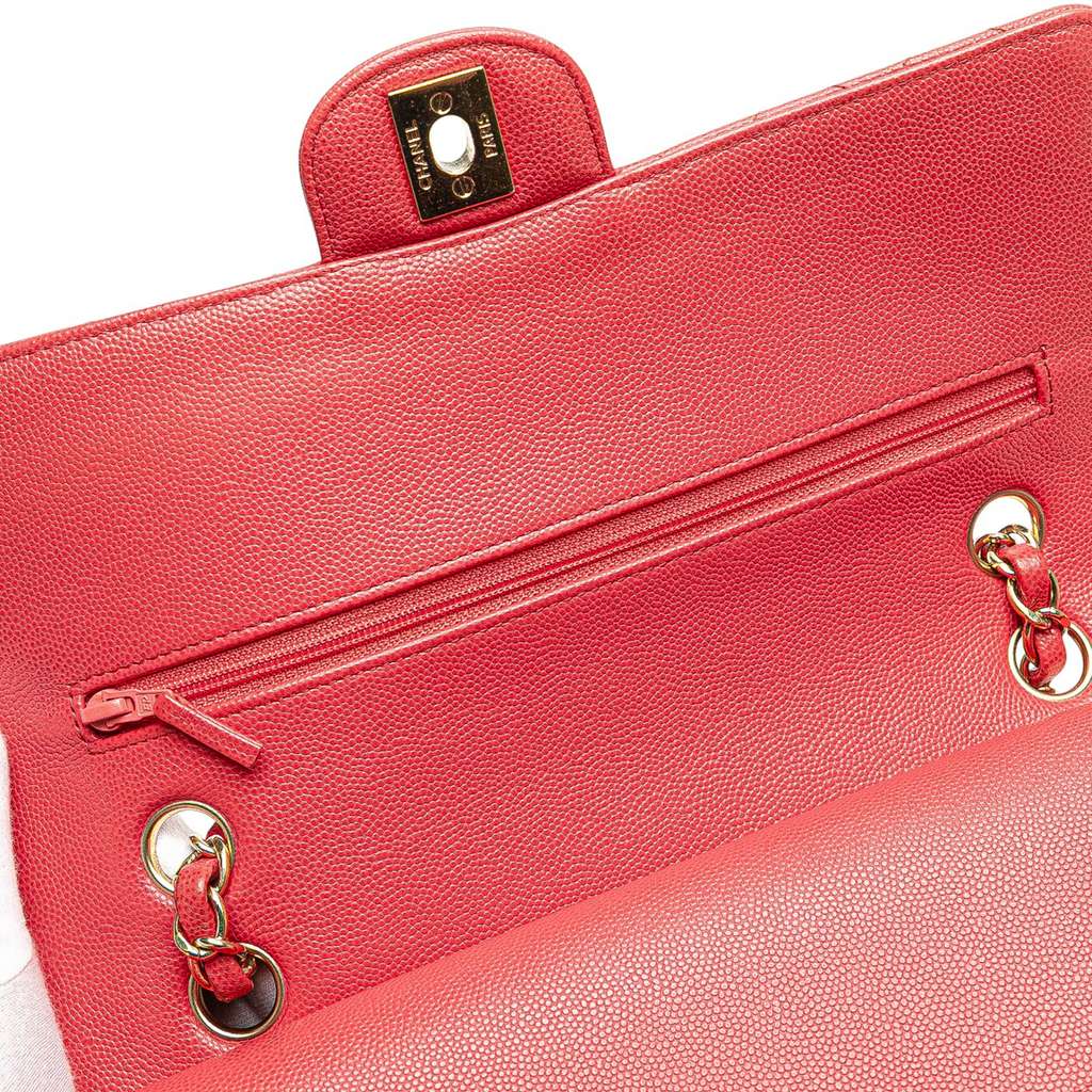 Chanel Medium Classic Caviar Double Flap - Detail 1