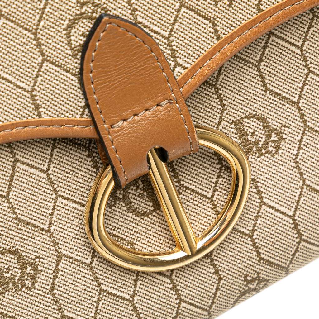 Dior Honeycomb Coated Canvas Crossbody - Side view