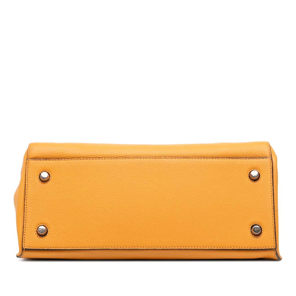 Celine Small Drummed Calfskin Edge Handbag - Image 6