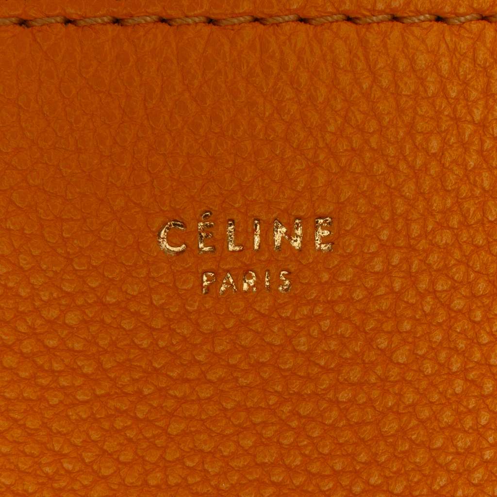 Celine Small Drummed Calfskin Edge Handbag - Side view