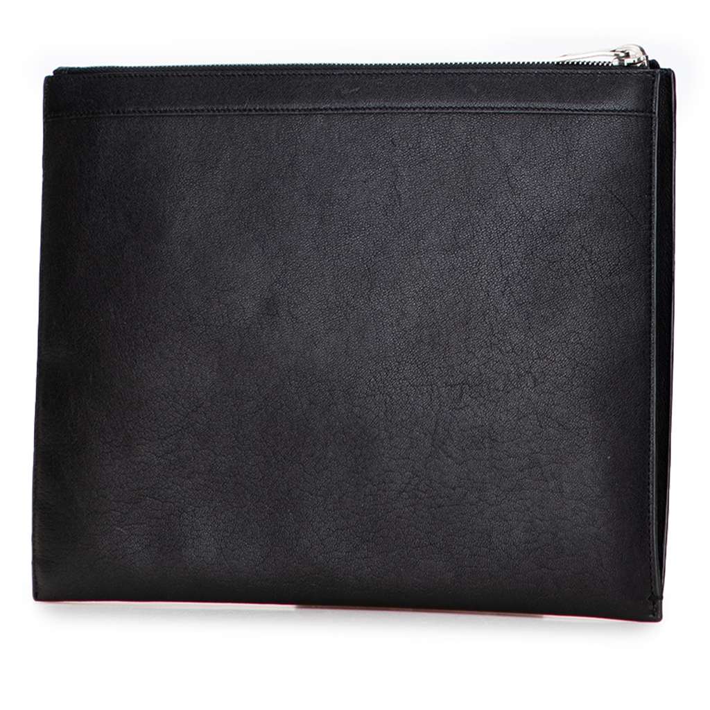 Saint Laurent Studded Leather Clutch - Back view